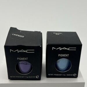 MAC pigment X2 eyeshadow 7.5 grams Lavender &‎ Electric Eel